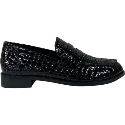 Mocasin Mujer Negro Salamanca Detogni