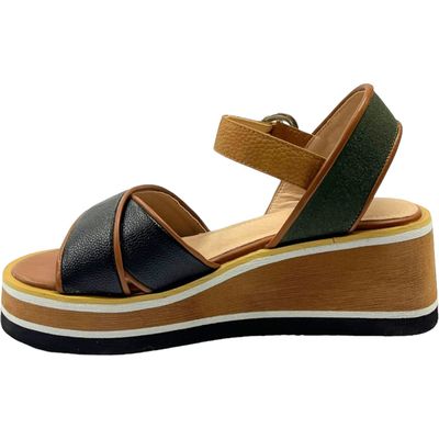 Imagen 2 del producto Sandalia Mujer Negro/Café Gabriela Detogni