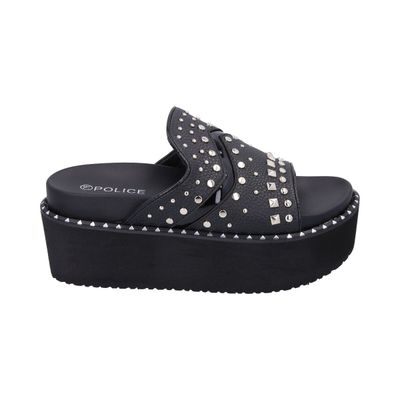 Sandalia Mujer Negro Lari Police