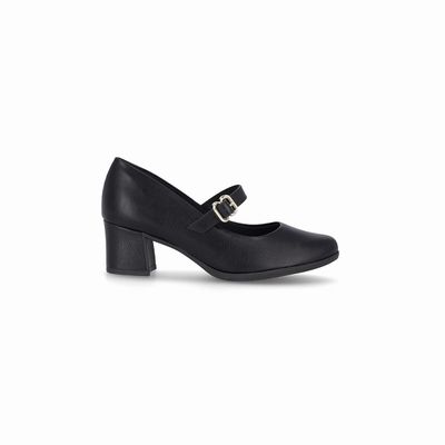 Zapato Mary Jane Mujer Negro Danubia Piccadilly