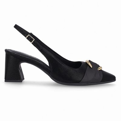 Zapato Mujer Dorado/Negro Irene Piccadilly