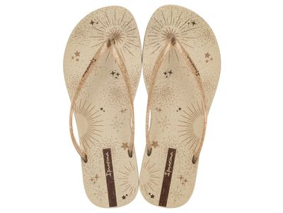 Sandalia Mujer Beige/Glitter Easy Mais Ipanema