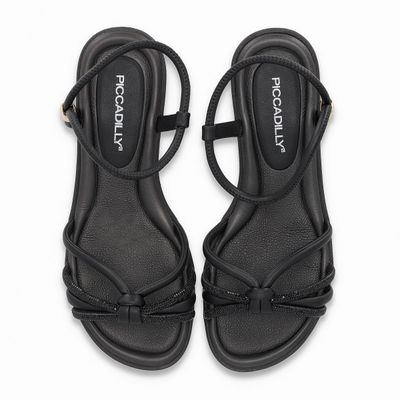 Imagen 2 del producto Sandalia Mujer Negro/Strass Taila Piccadilly