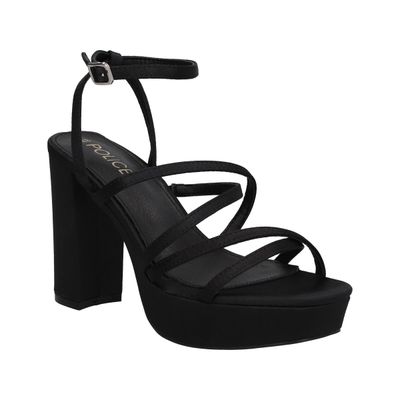 Imagen 2 del producto Sandalia Mujer Negro Taco Alto Holly Police