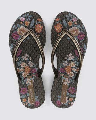 Sandalia Mujer Negro/Azul Acai Energy Grendha