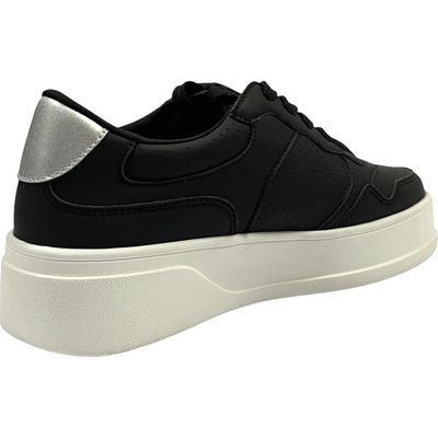 Imagen 2 del producto Zapatilla Urbana Mujer Negro/Blanco Chic Detogni