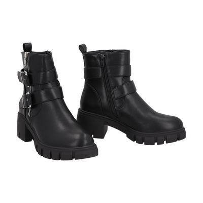 Imagen 2 del producto Botin Mujer Negro Plataforma Rebecca Police