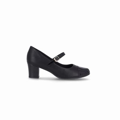 Zapato Mary Jane Mujer Negro Laura 16 Piccadilly