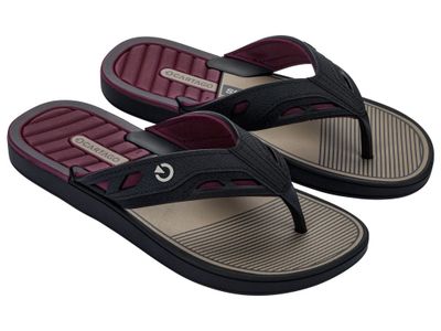 Imagen 2 del producto Sandalia Hombre negro/Bordo Dallas Cartago