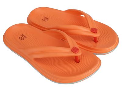 Sandalia Mujer Naranja Leveza Hit 342 Zaxy