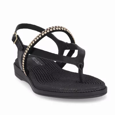 Sandalia Mujer Negro Adla 158 Piccadilly