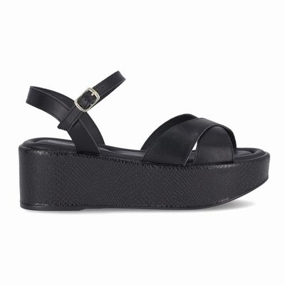 Sandalia Mujer Negro Leia Piccadilly