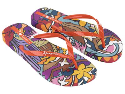 Imagen 2 del producto Sandalia Mujer Rojo/Azul Graffiti Ipanema