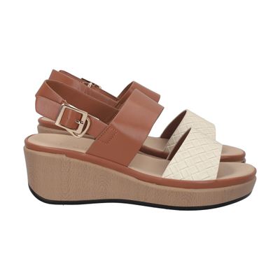 Imagen 2 del producto Sandalia Mujer Camel Plataforma Kylie Police