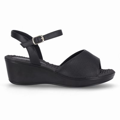 Sandalia Mujer Negro Cecilia Piccadilly