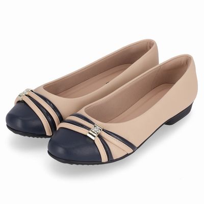 Imagen 2 del producto Ballerina Mujer Beige/Azul Raquel Piccadilly