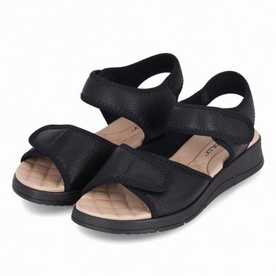 Imagen 2 del producto Sandalia Mujer Negro Espolón Anabela Piccadilly