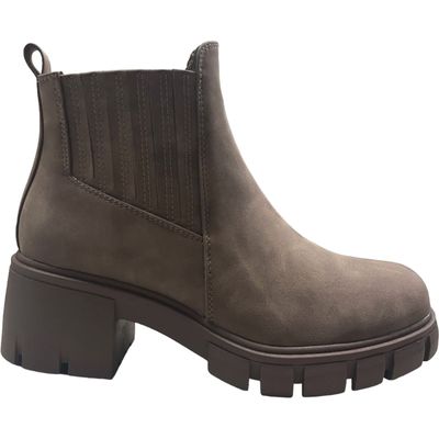 Botin Mujer Camel Plataforma Venecia Detogni