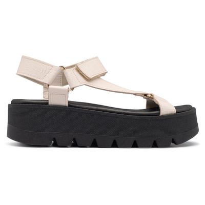 Sandalia Mujer Negro/Hueso Cati 803 Piccadilly