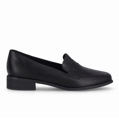 Mocasin Mujer Negro Giovanna Piccadilly