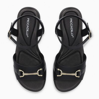 Imagen 2 del producto Sandalia Mujer Negro/Dorado Cecilia 372 Piccadilly