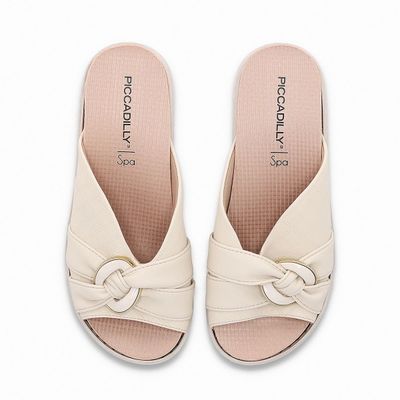 Imagen 2 del producto Sandalia Mujer Crema SPA Anabela Piccadilly