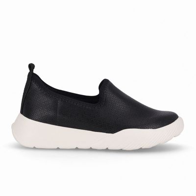 Imagen 1 del producto Zapatilla Mujer Negro/Blanco Fascitis Anabela Piccadilly