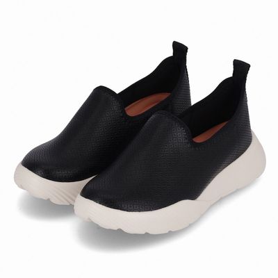 Imagen 2 del producto Zapatilla Mujer Negro/Blanco Fascitis Anabela Piccadilly