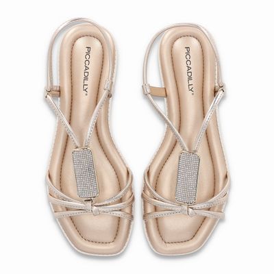 Imagen 2 del producto Sandalia Mujer Dorado/Strass Gabi Piccadilly