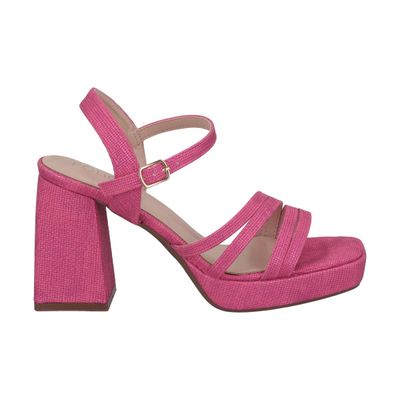 Imagen 1 del producto Sandalia Mujer Fucsia Taco Medio Gala Police