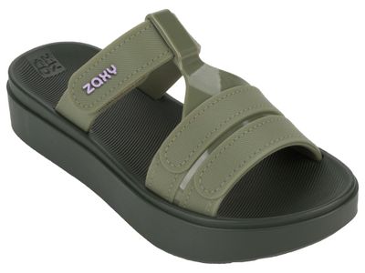 Sandalia Mujer Verde Boom Zaxy