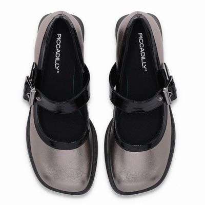 Imagen 2 del producto Zapato Mary Jane Mujer Peltre/Negro Francisca Piccadilly