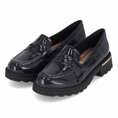 Imagen 2 del producto Mocasin Mujer Azul/Charol Gisa Piccadilly