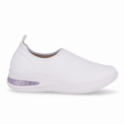 Zapatilla Mujer Blanco SoftStep Anabela Piccadilly