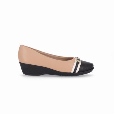 Zapato Mujer Negro/Nude Ivone 84 Piccadilly