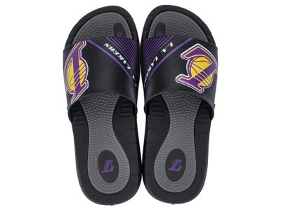 Sandalia Hombre Negro/Morado Lakers Rush NBA Rider