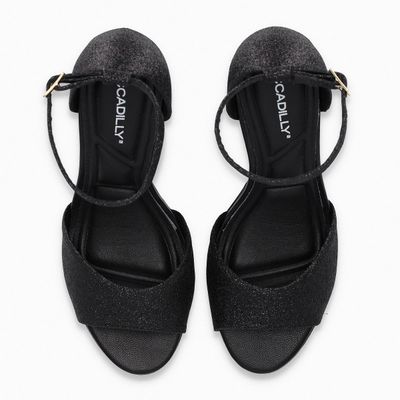 Imagen 2 del producto Sandalia Mujer Negro/Glitter Cristine Piccadilly