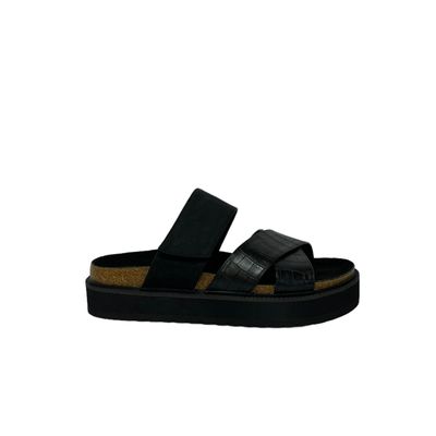 Sandalia Mujer Negro Copa Detogni