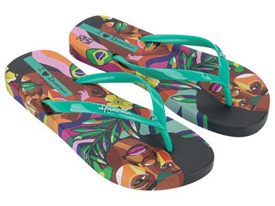Imagen 2 del producto Sandalia Mujer Negro/Verde Graffiti Ipanema