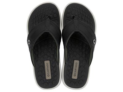 Sandalia Hombre Gris/Negro Veneto III Cartago