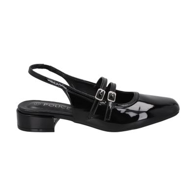 Zapato Mary Jane Mujer Negro Gala Police