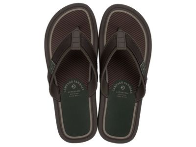 Sandalia Hombre Café/Verde Maiorca Esencial Cartago