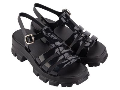 Sandalia Mujer Negro Power Zaxy