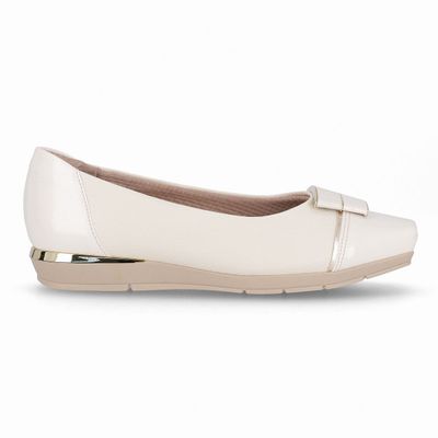 Zapato Mujer Crema/Dorado Fernanda Piccadilly