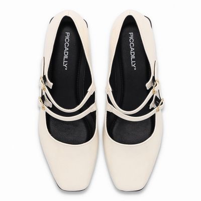 Imagen 2 del producto Zapato Mary Jane Mujer Crema/Charol Tati Piccadilly