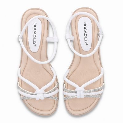 Imagen 2 del producto Sandalia Mujer Blanco/Strass Taila Piccadilly