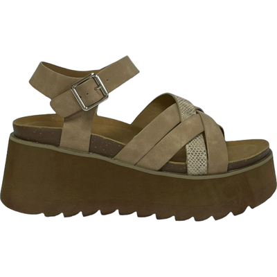 Imagen 1 del producto Sandalia Mujer Beige/Dorado Paz Detogni