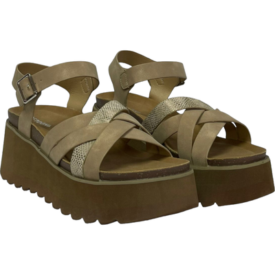 Imagen 2 del producto Sandalia Mujer Beige/Dorado Paz Detogni