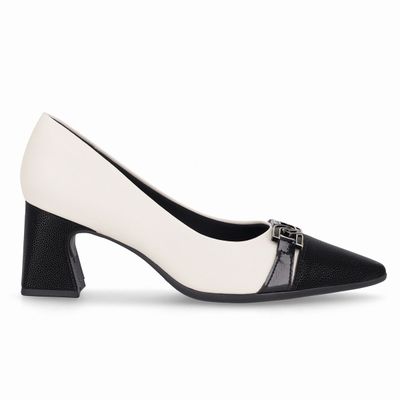 Zapato Mujer Negro/Crema Irene Piccadilly
