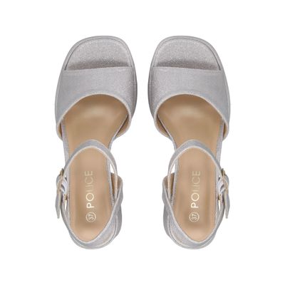 Imagen 2 del producto Sandalia Mujer Plateado/Snake Lissa Police